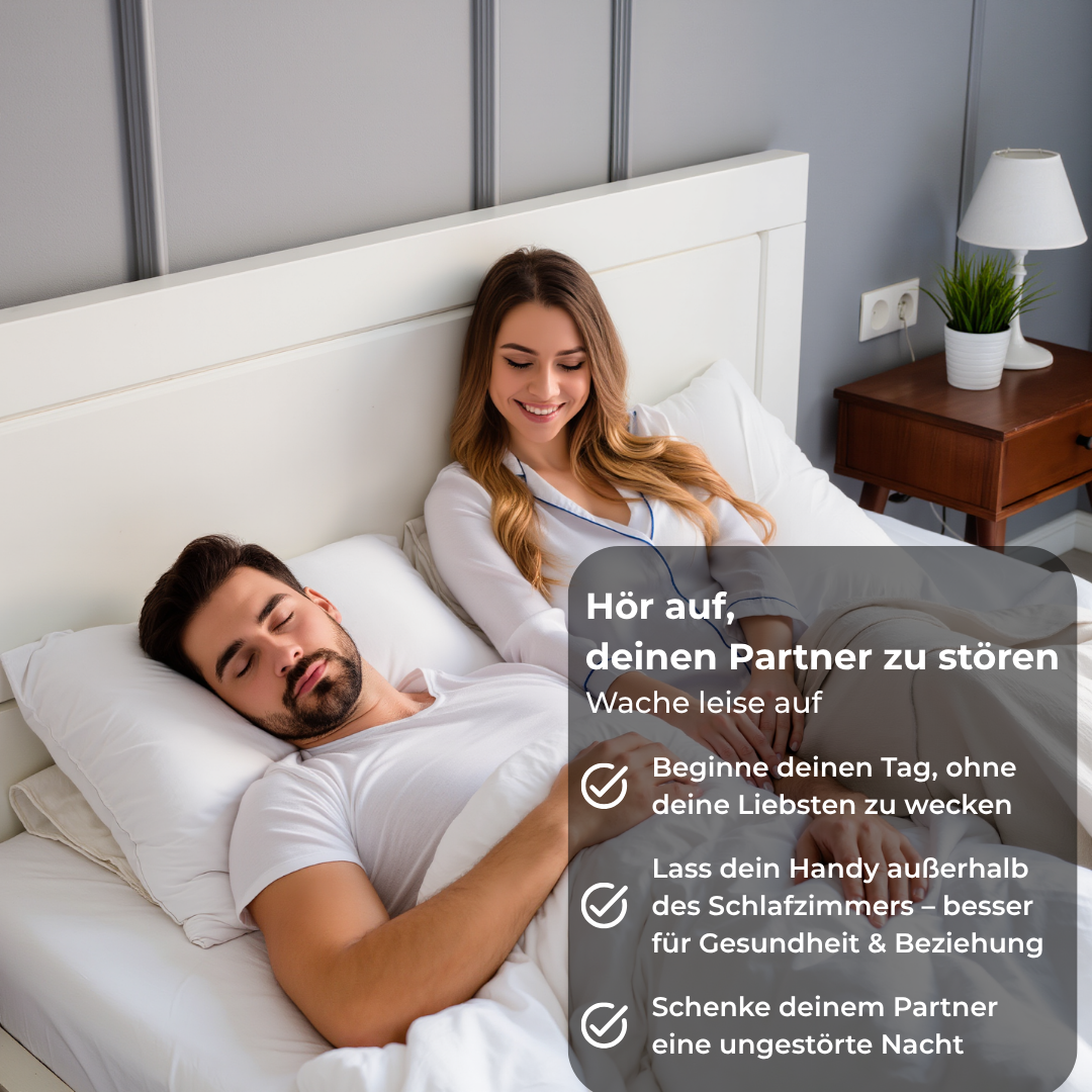 VibraWake™ – Dein 100 % Aufwach-Wecker